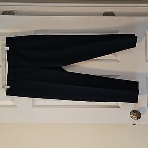 Loft Women's Ankle Pants, Riviera Slim,  Curvy  cut, Navy Blue.